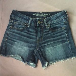 Denim shorts